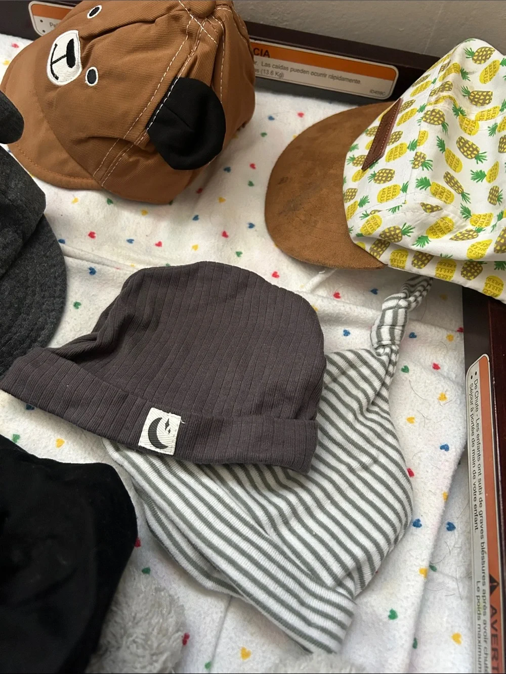 Bundle of 10 Baby & Toddler Hats - Neutral & Fun Prints